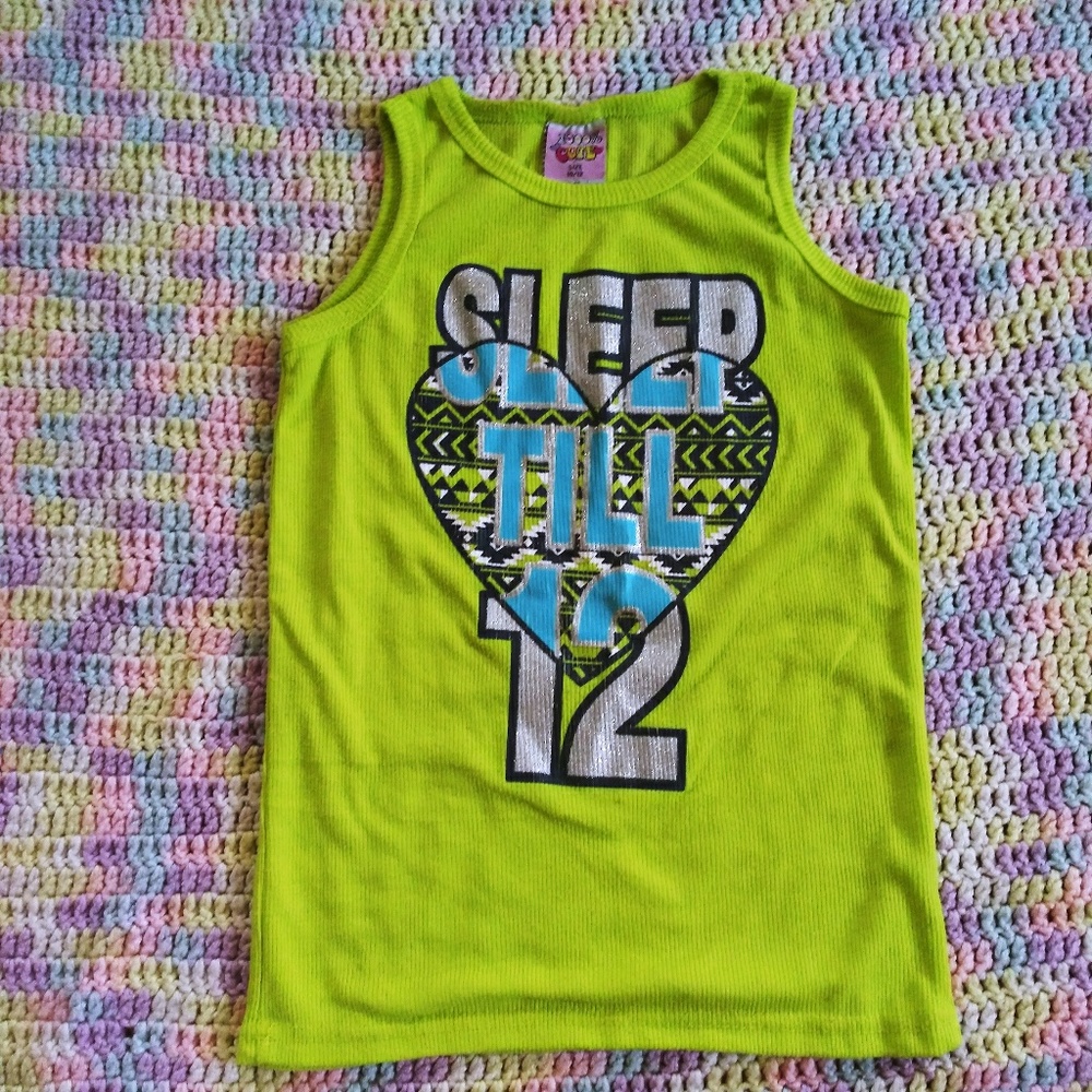 Little Girls Graphic Tank Top